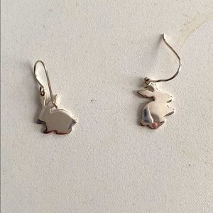 easter bunny earrings